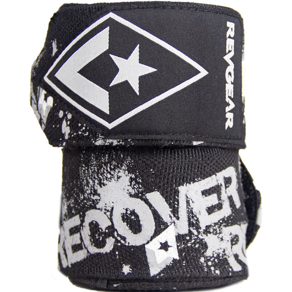 Handwraps Revgear Pro Series Elastic Train Fight Recover Repeat Black 2x180 inch