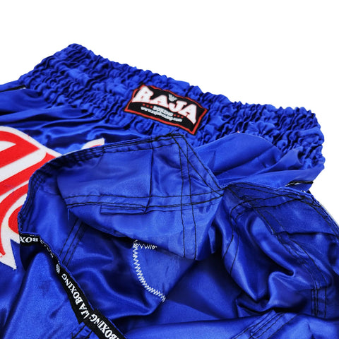 Shorts Martial Arts Raja Muay Thai RTB-4 Blue Classic