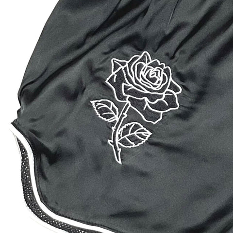 Shorts Muay Thai Style Rosé Black Retro Techniques Canada