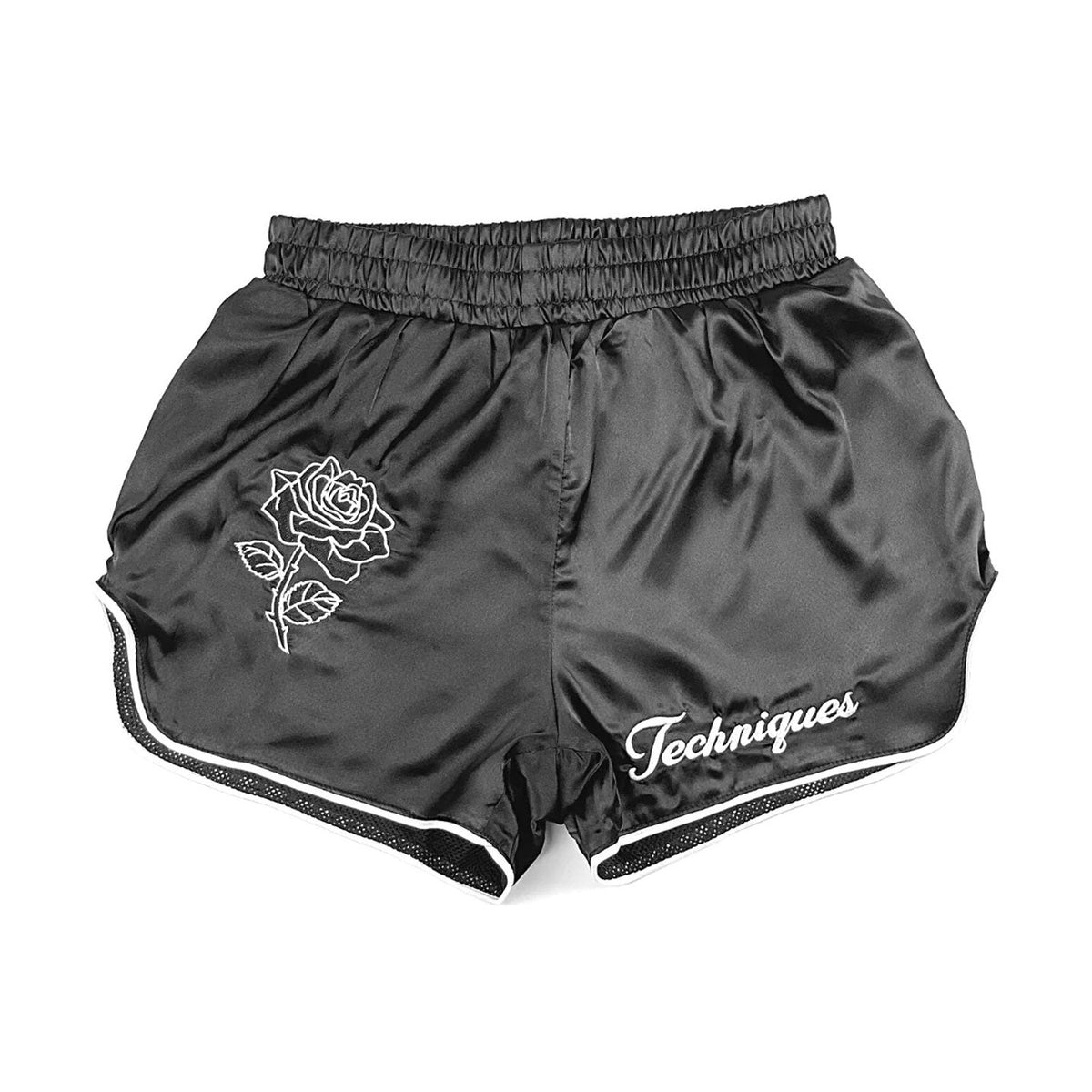 Shorts Muay Thai Style Rosé Black Retro Techniques Canada