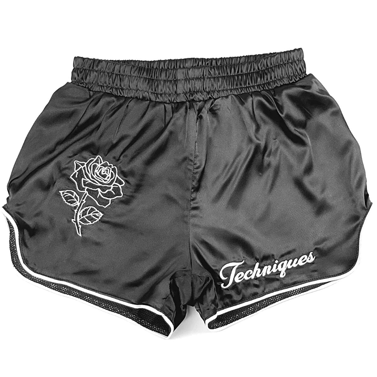 Shorts Muay Thai Style Rosé Black Retro Techniques Canada