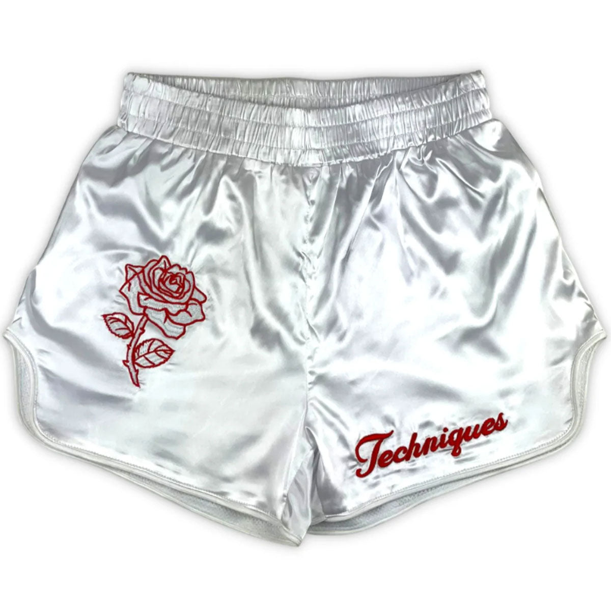 Shorts Muay Thai Style Rosé White Retro Techniques Canada