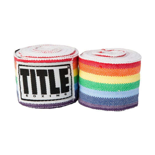 Handwraps Title Boxing Select 180" Semi Elastic Mexican Rainbow (2"x180 inch/4.5m)