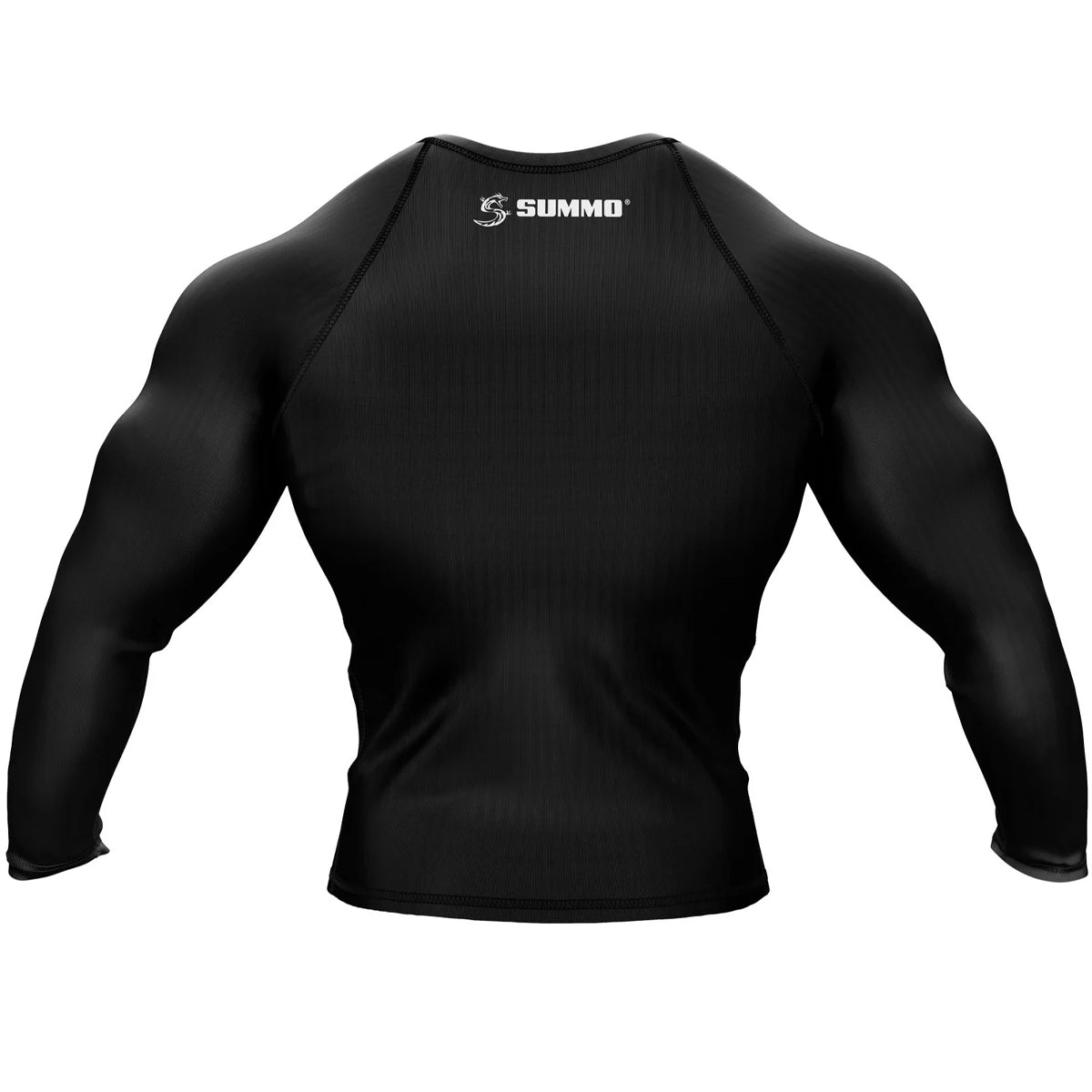 Rash Guard Long Sleeve Summo Basic Black BJJ