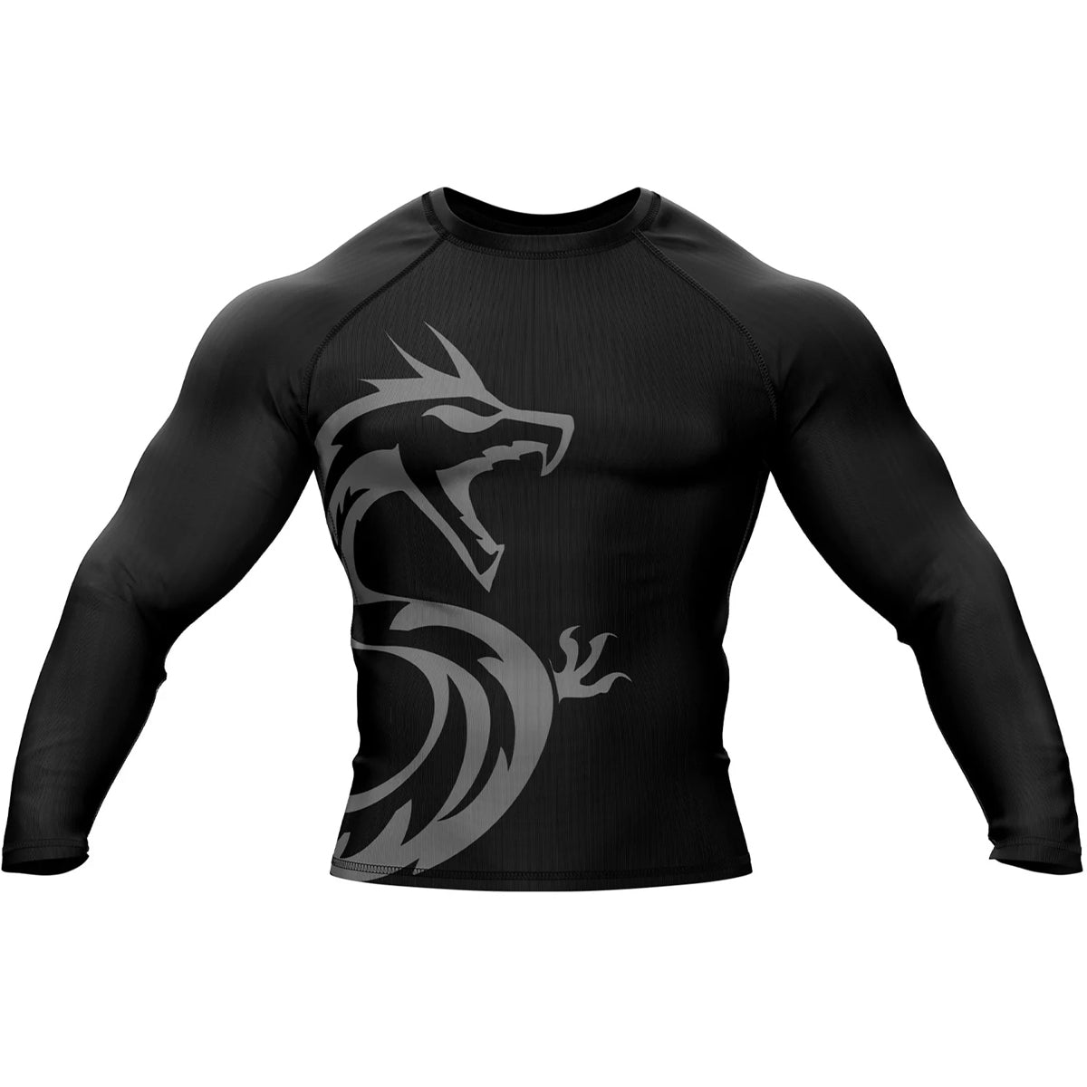 Rash Guard Long Sleeve Summo Basic Black BJJ