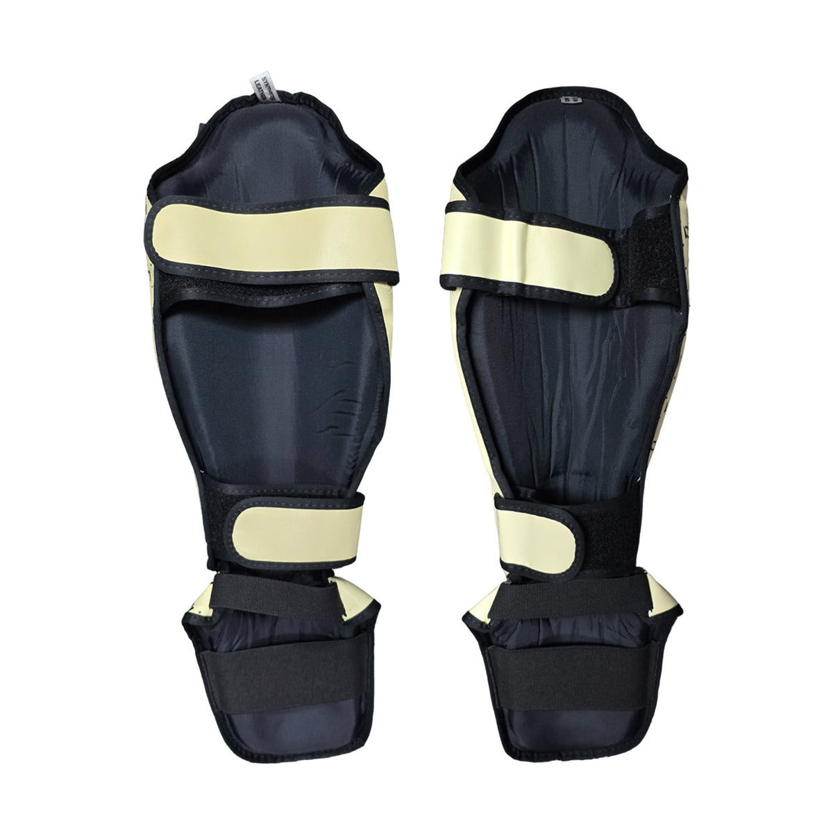 Fairtex SP5 Shin Guards, Cream White, view 4