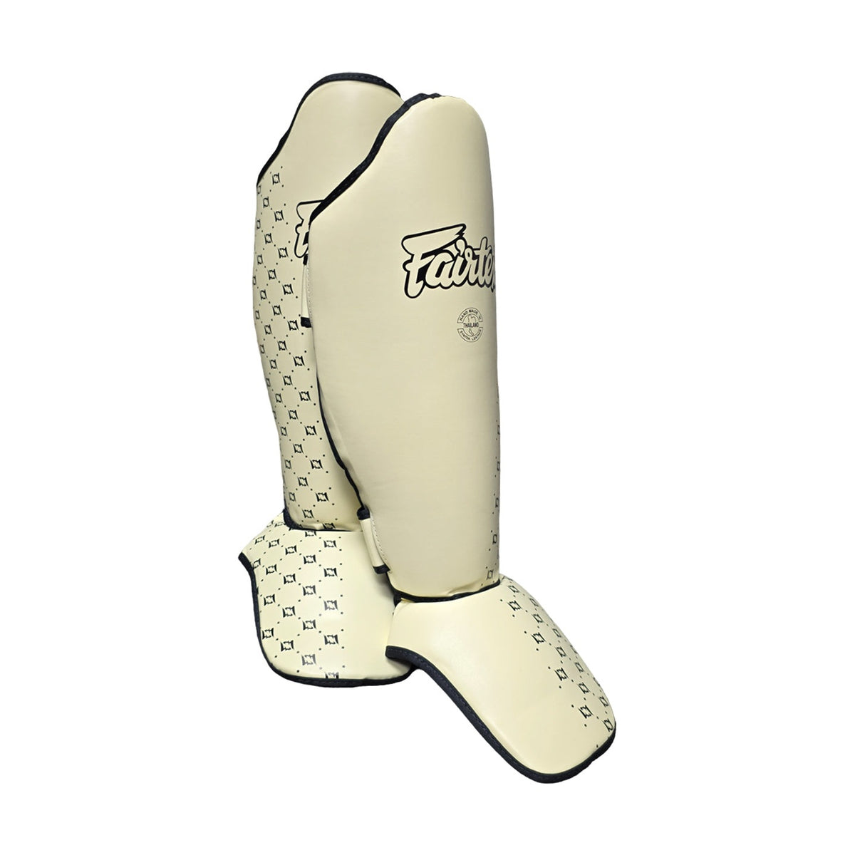 Fairtex SP5 Shin Guards, Cream White, view 5