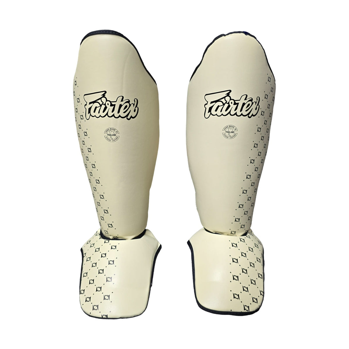 Fairtex SP5 Shin Guards, Cream White, view 2