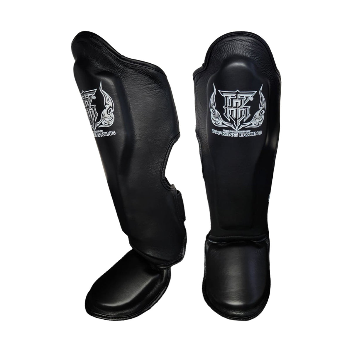 Top King TKSGP-GL Pro Shin Guards, Black, view 1