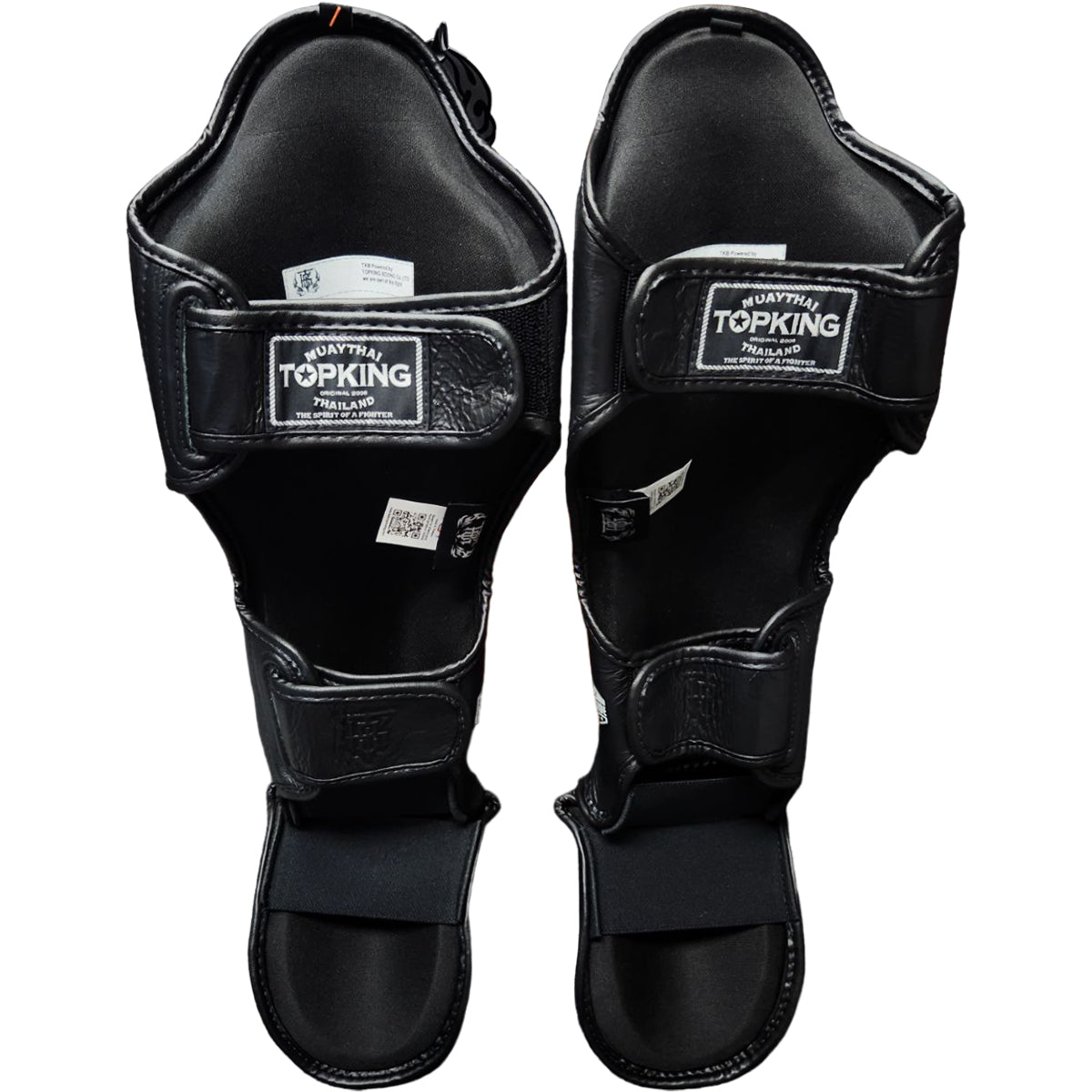 Shin Guards Top King Boxing TKSGP-GL Black