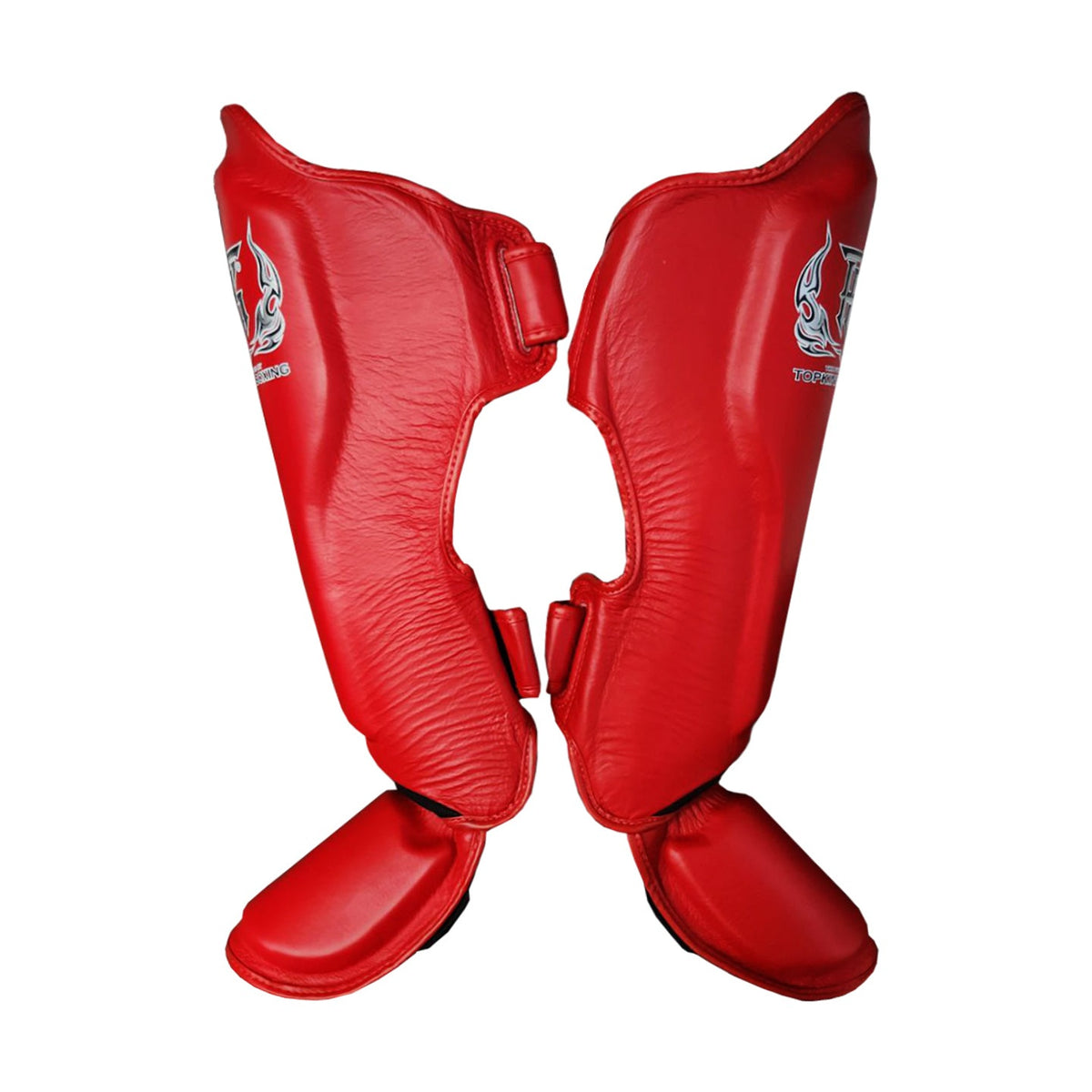 Top King TKSGP-GL Pro Shin Guards, Red, view 2