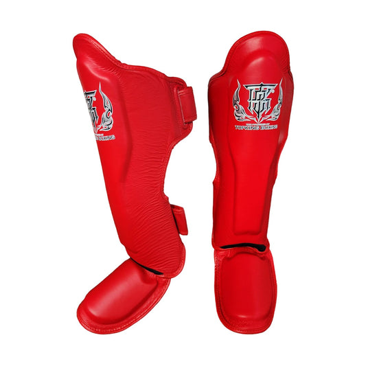 Top King TKSGP-GL Pro Shin Guards, Red, view 1