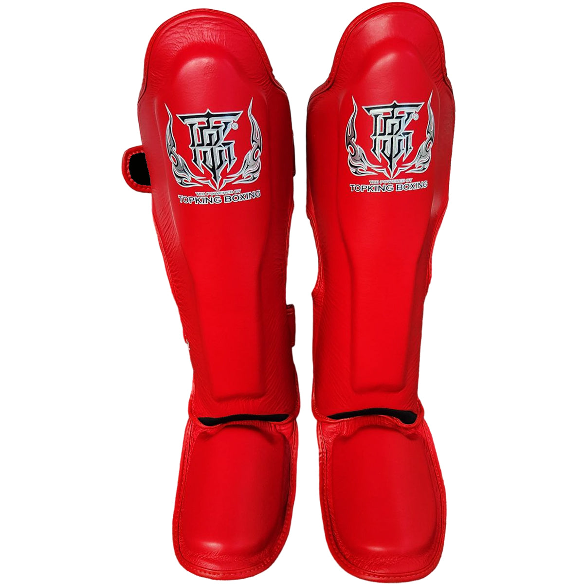 Shin Guards Top King Boxing TKSGP-GL Red