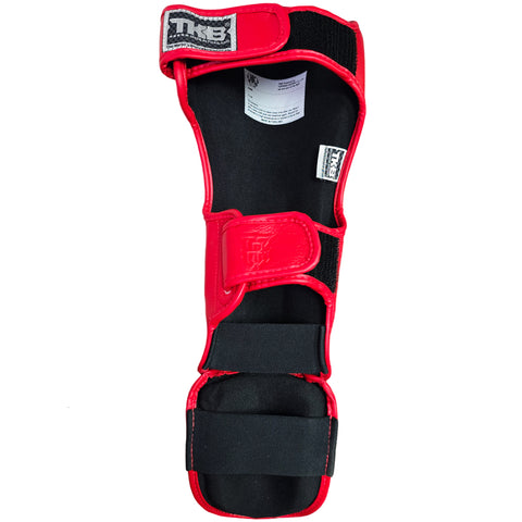 Shin Guards Top King Boxing TKSGP-GL Red (Old Logo)