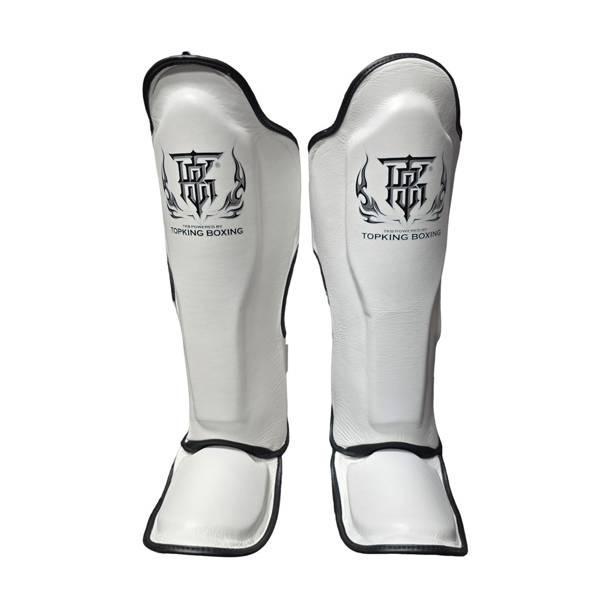 Top King TKSGP-GL Pro Shin Guards, White Black, view 3