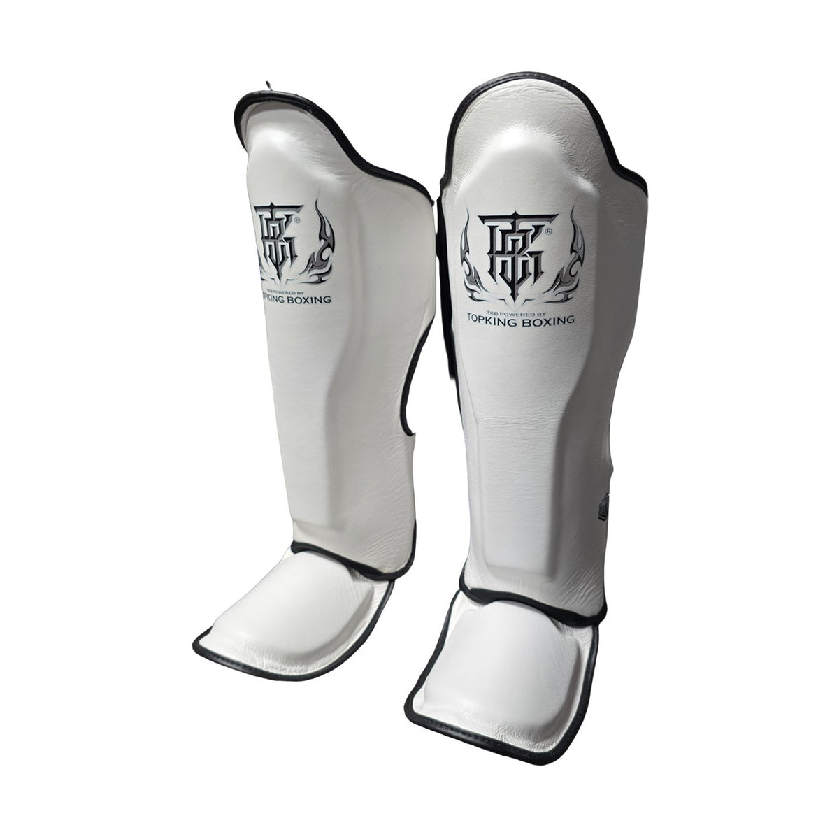 Top King TKSGP-GL Pro Shin Guards, White Black, view 4