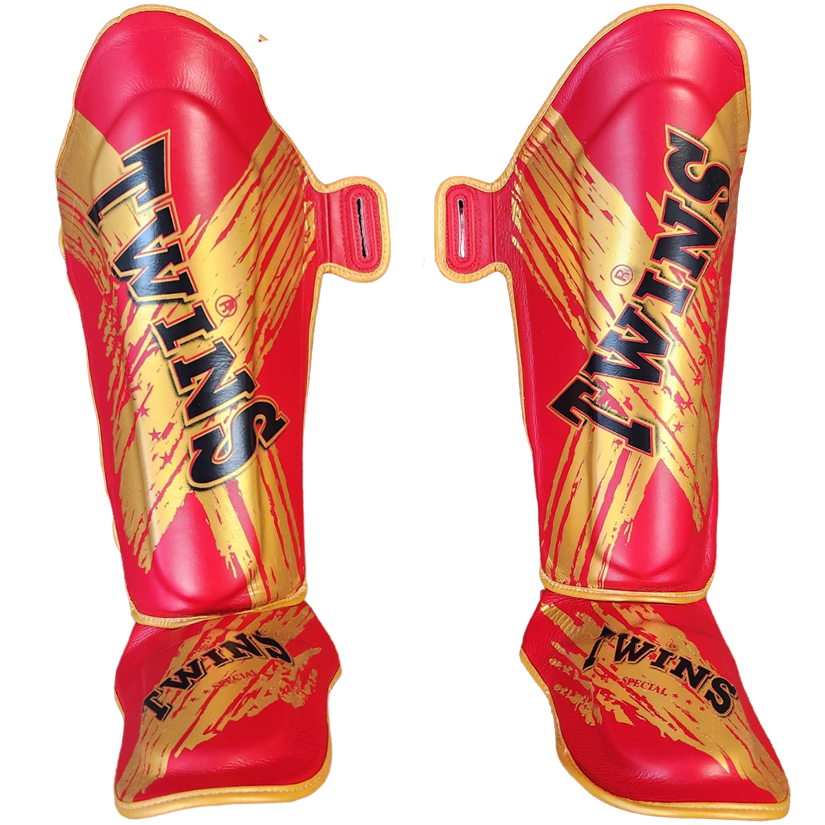Shin Guards Twins Special FSGL10-TW2 Red Gold