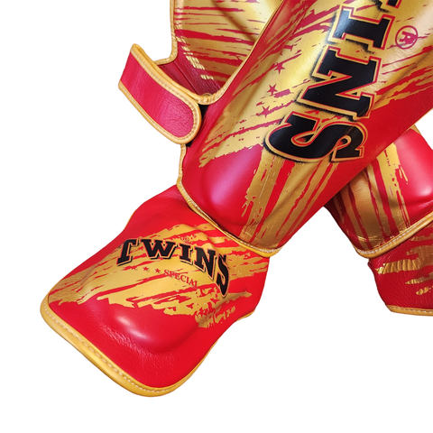 Shin Guards Twins Special FSGL10-TW2 Red Gold