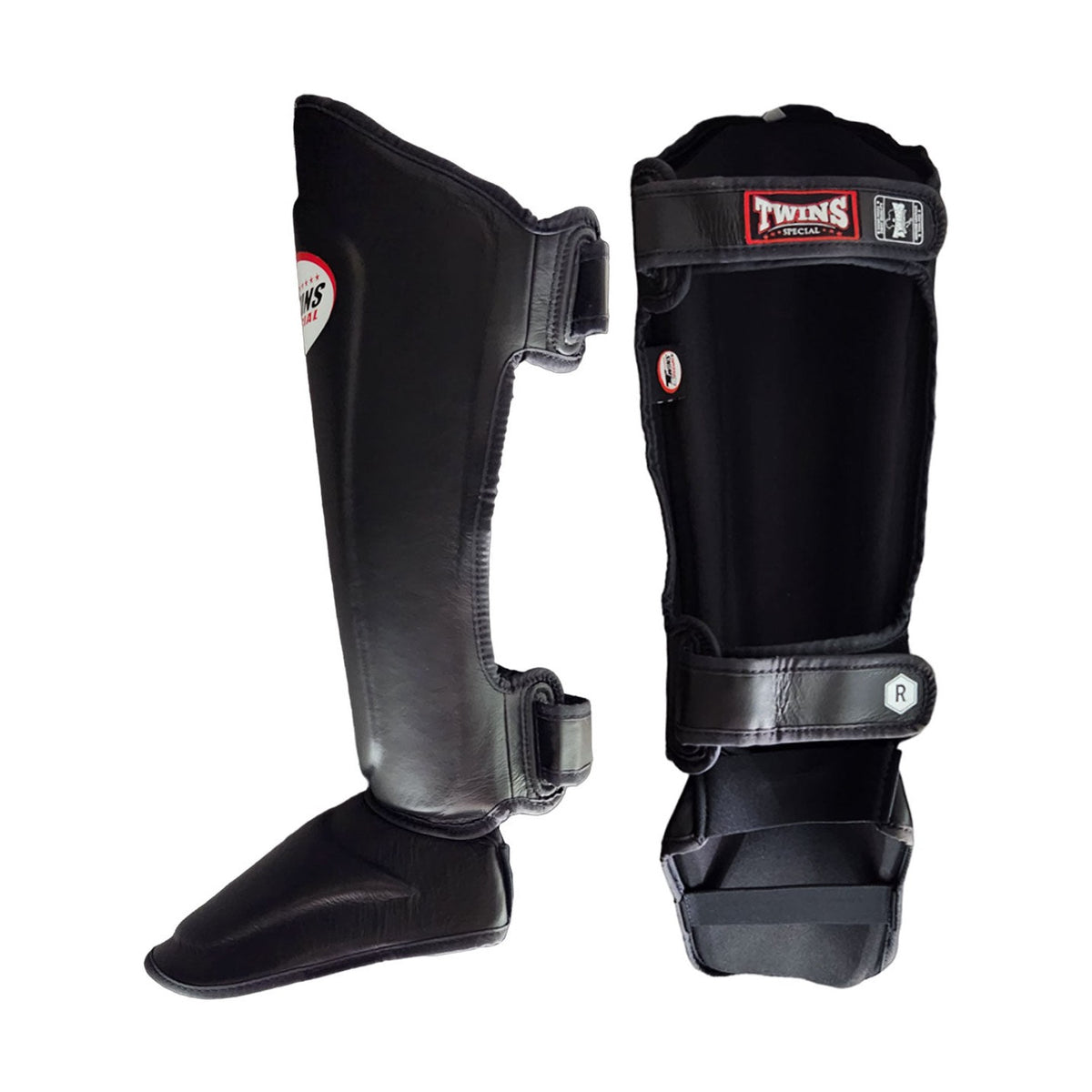 Twins Special SGL-10 Shin Guards, Black, view 3