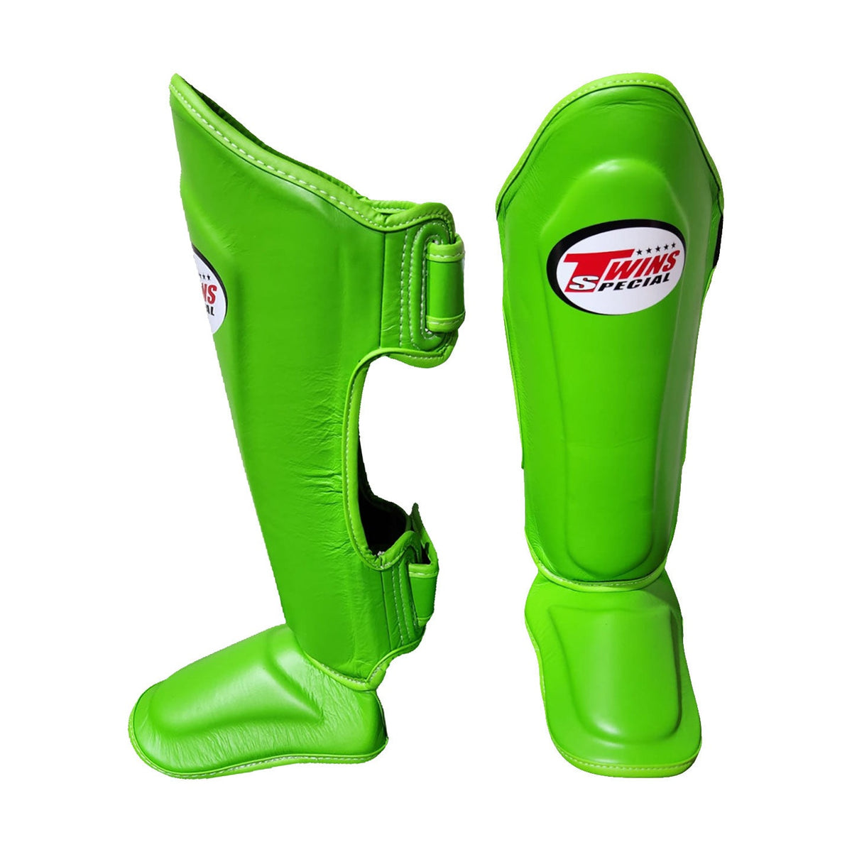 Twins Special SGL-10 Shin Guards, Green, view 1