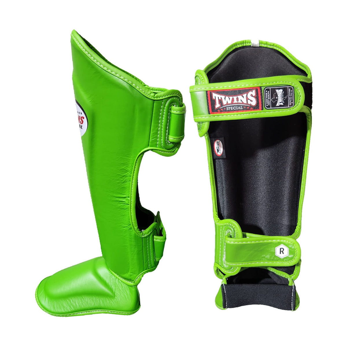 Twins Special SGL-10 Shin Guards, Green, view 3