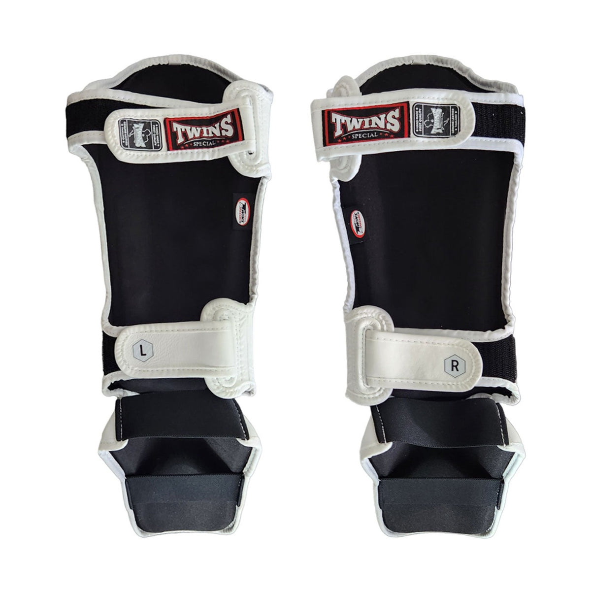 Twins Special SGL-10 Shin Guards, White, view 2