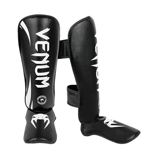Venum Challenger Standup Shin Guards, Black, view 1