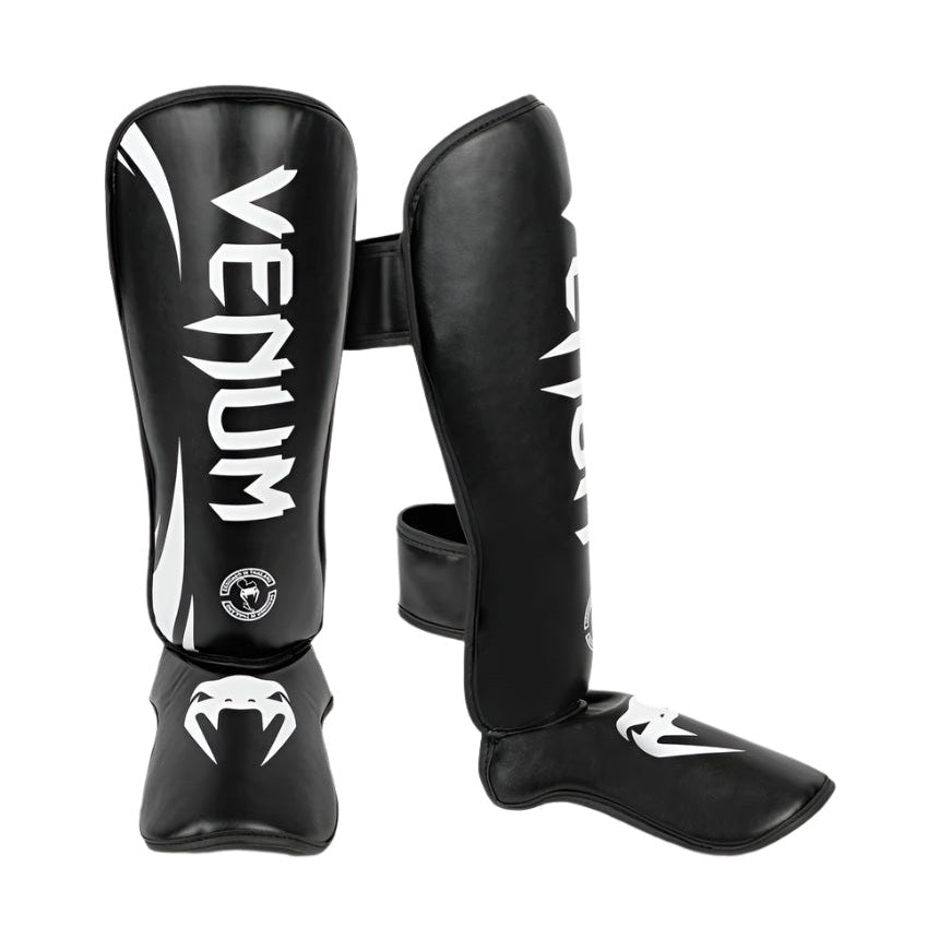 Venum Challenger Standup Shin Guards, Black, view 1