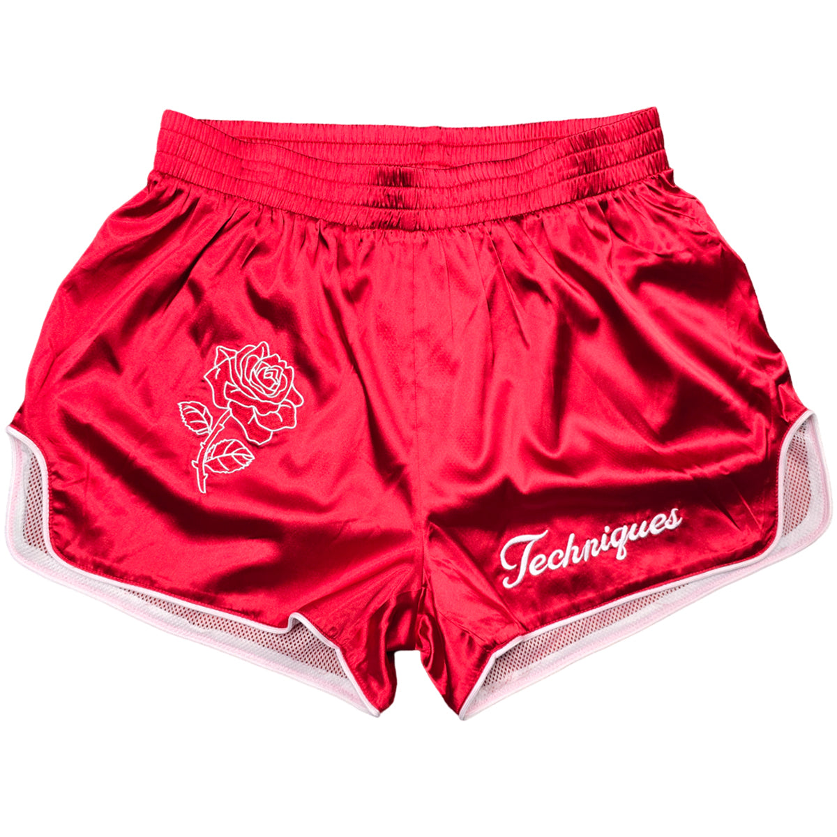 Shorts Muay Thai Style Rosé Red Retro Techniques Canada