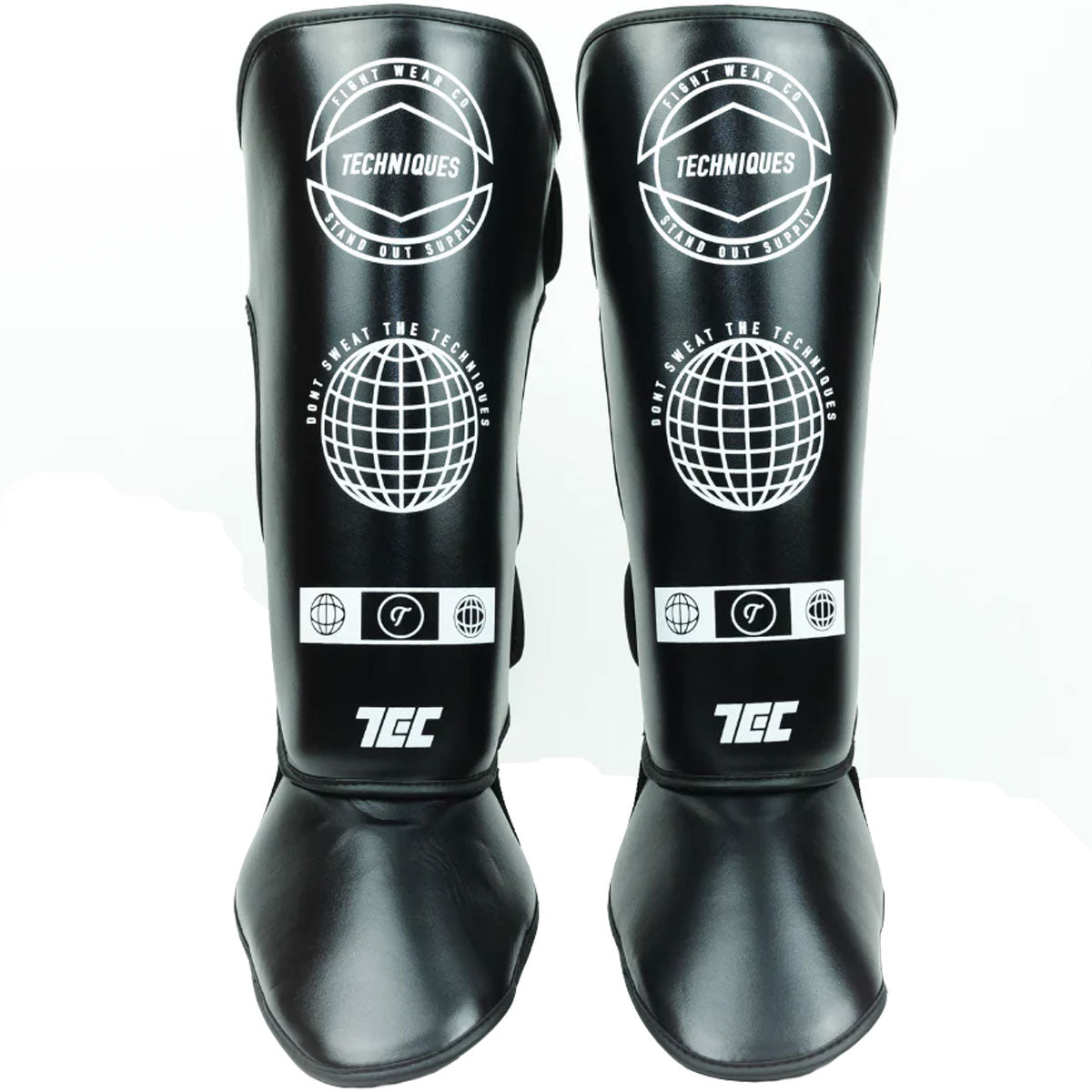 Shin Guards Boxing Standout Supply Techniques Canada Black