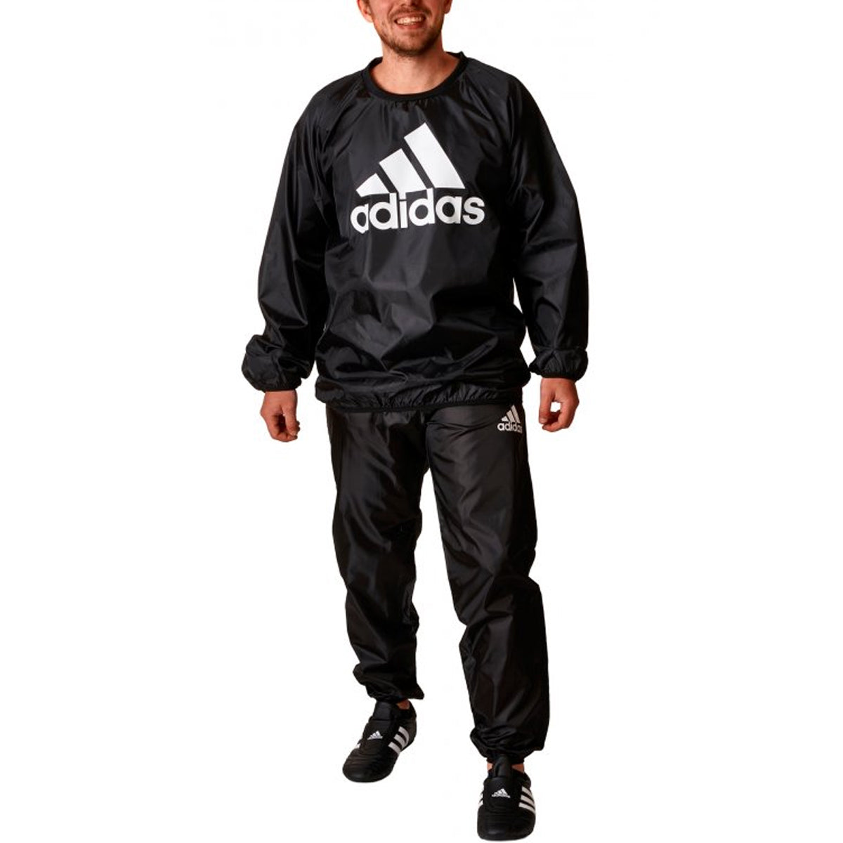 Sweat Sauna Suit Adidas Black White