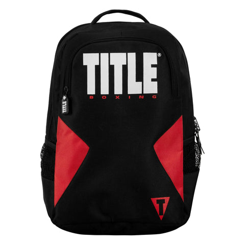 Backpack TITLE Boxing Competitor Black/Red