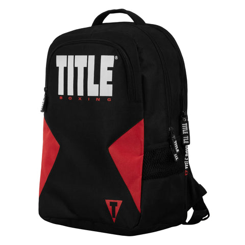 Backpack TITLE Boxing Competitor Black/Red
