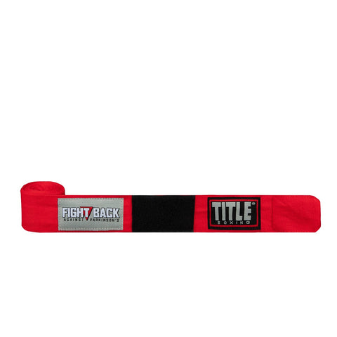 Handwraps Title Boxing Fight Back Semi-Elastic Red (2"x180 inch/4.5m)