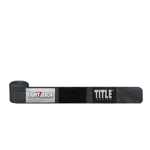 Handwraps Title Boxing Fight Back Semi-Elastic Dark Grey (2"x180 inch/4.5m)