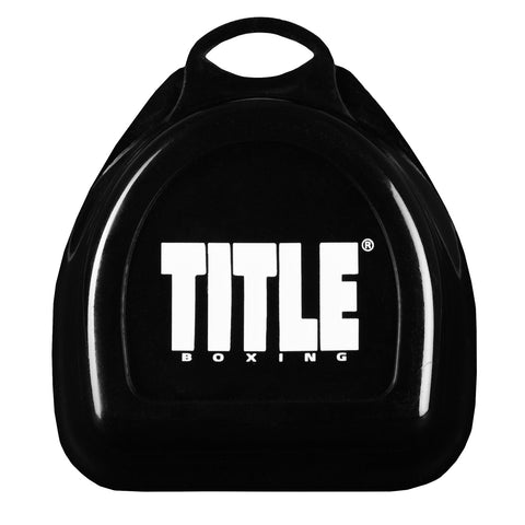 Mouthguard Title Boxing Gel Gel Max Channel 2.0 Clear/Black (Adult)