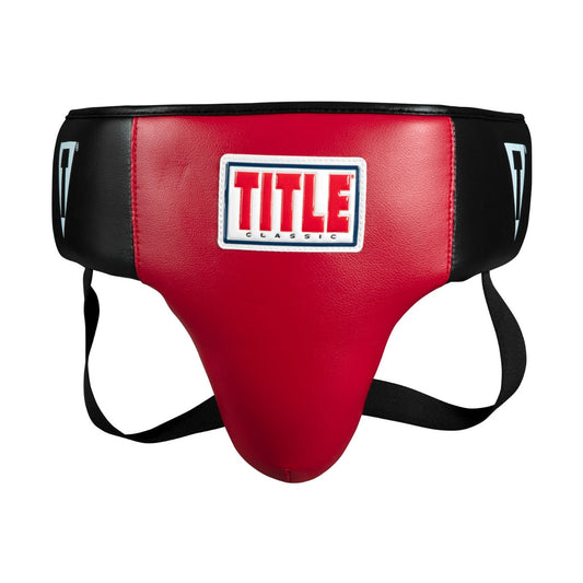 Groin Protector Title Classic Deluxe Plus 2.0 Red