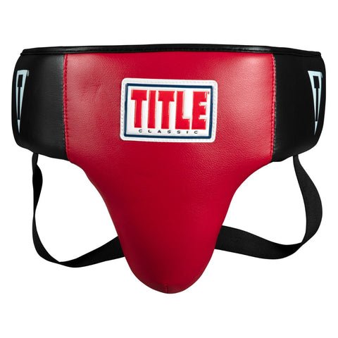 Groin Protector Title Classic Deluxe Plus 2.0 Red