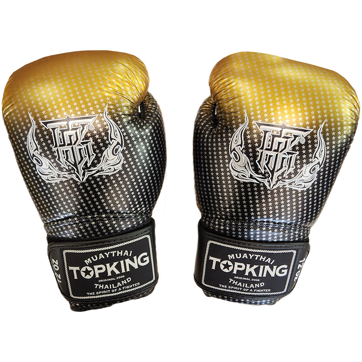 Boxing Gloves Top King TKBGSS-01 Air Gold Black Muay Thai