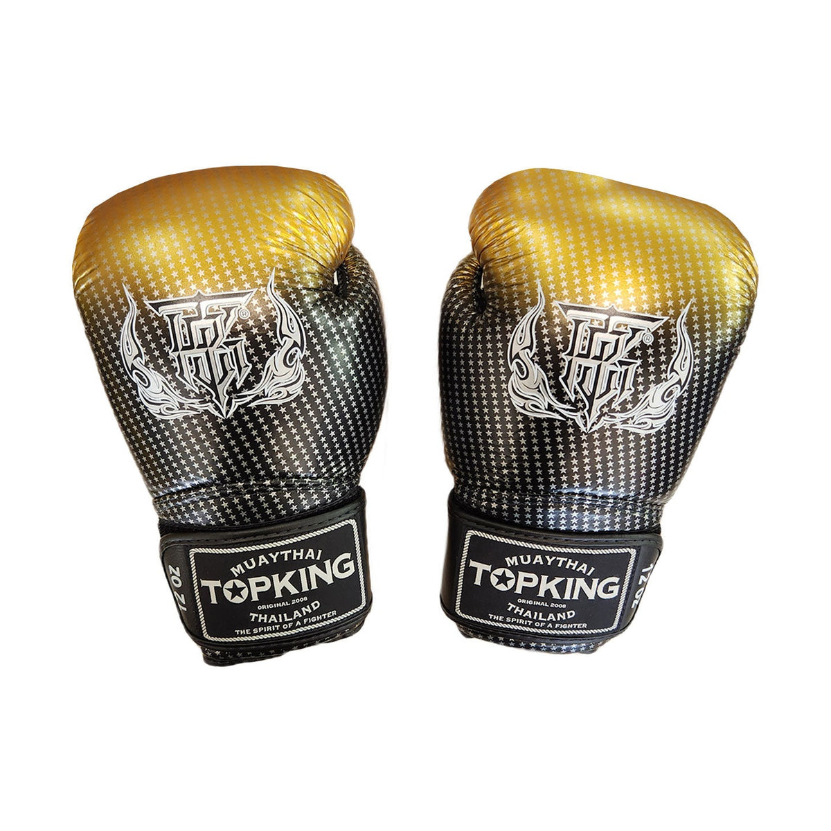 Top King TKBGSS-01 Super Star Air Boxing Gloves, Gold Black, view 5