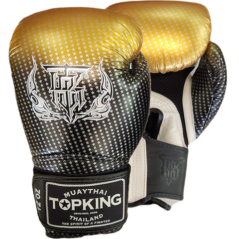 Boxing Gloves Top King TKBGSS-01 Air Gold Black Muay Thai