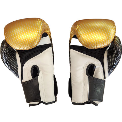 Boxing Gloves Top King TKBGSS-01 Air Gold Black Muay Thai