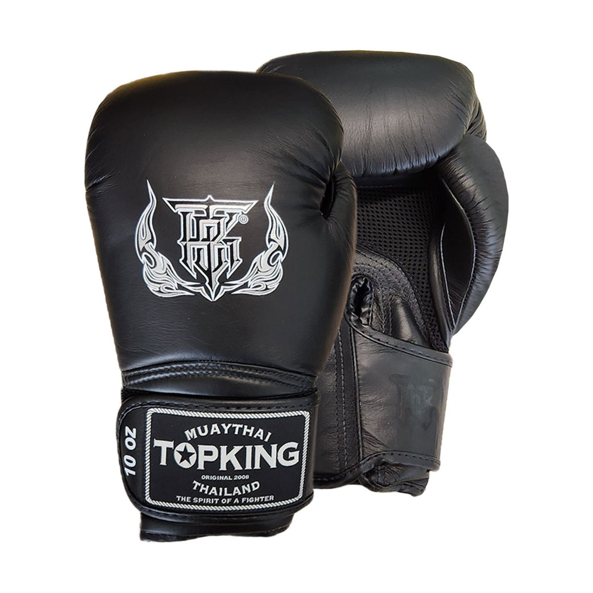 Top King TKBGSA Super Air Boxing Gloves, Black, view 1