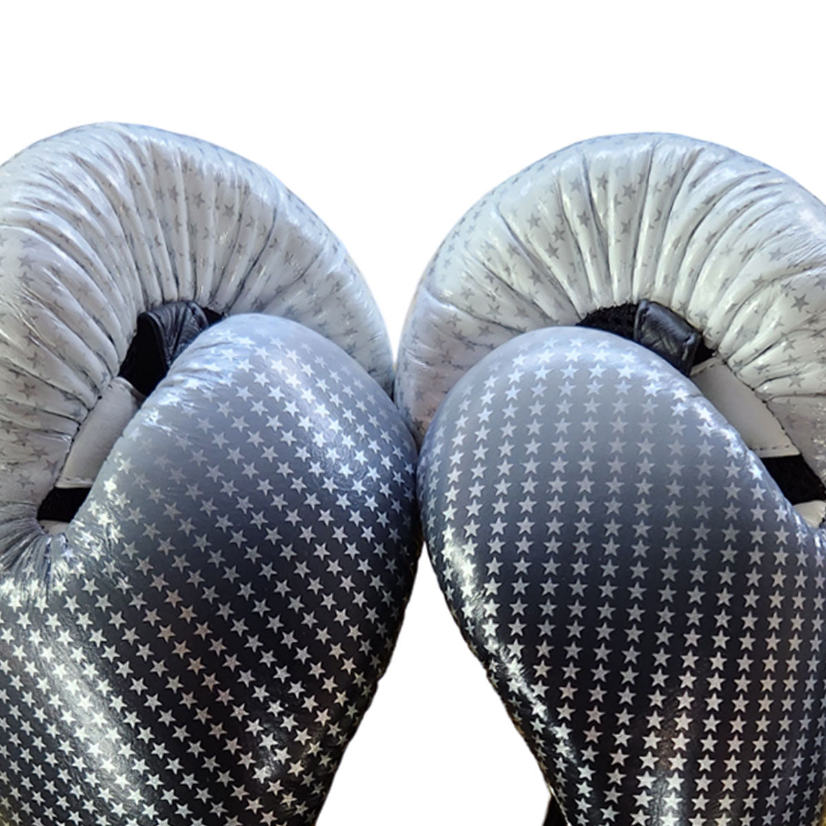 Top King TKBGSS-01 Super Star Air Boxing Gloves, Silver Black, view 4