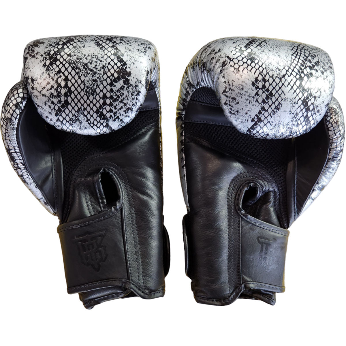 Boxing Gloves Top King TKBGSS-02 Air Black Silver Muay Thai