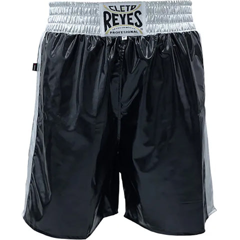 Shorts Boxing Classic Cleto Reyes Metallic Black Silver