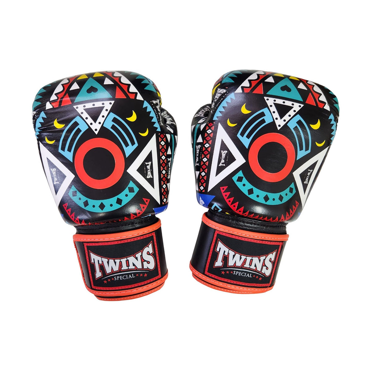 Twins Special FBGV-57 Fancy Boxing Gloves, Black, view 8
