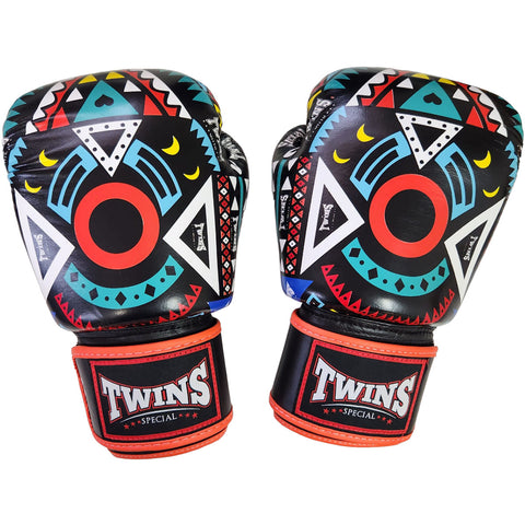 Boxing Gloves Twins Special FBGV-57 Black Fancy