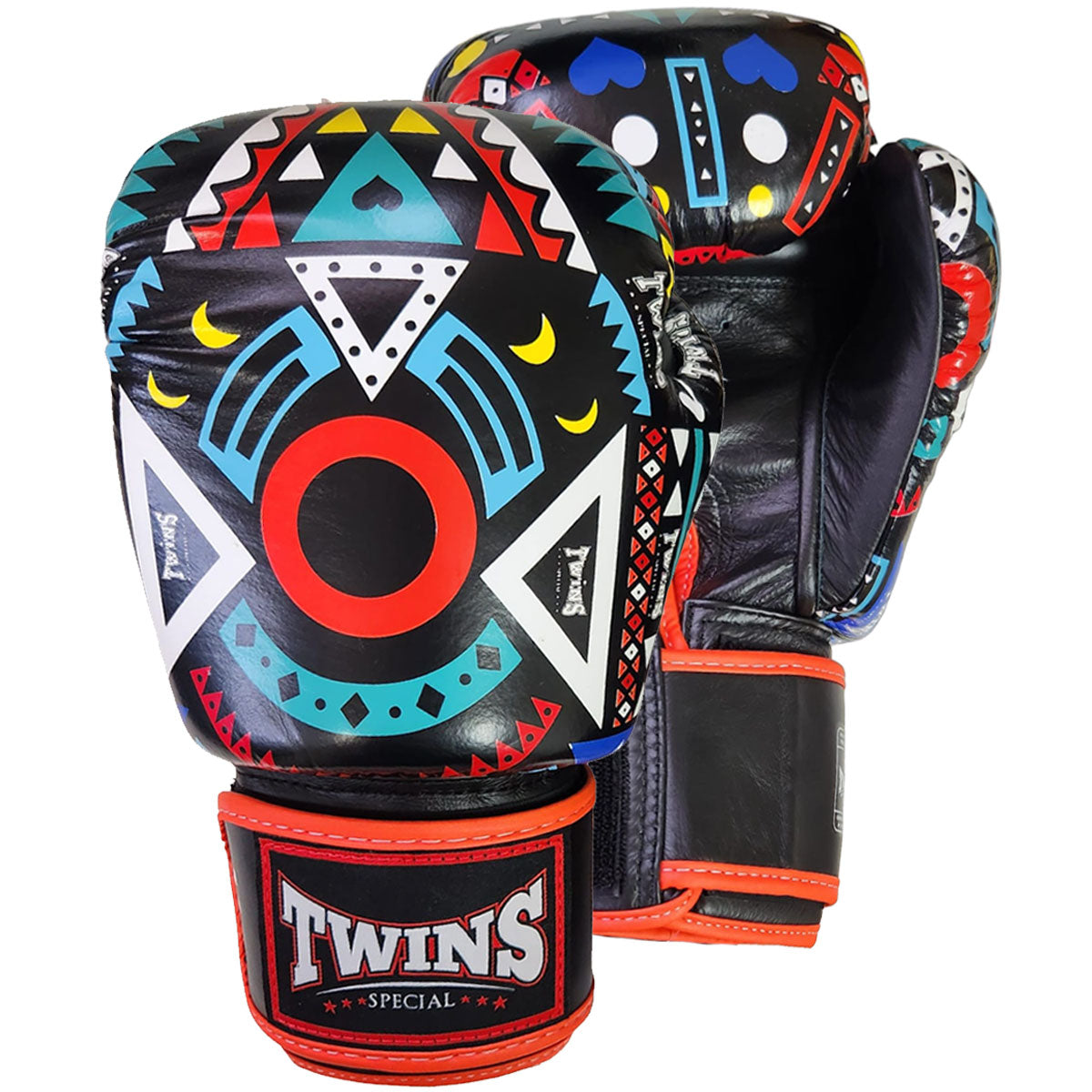 Boxing Gloves Twins Special FBGV-57 Black Fancy