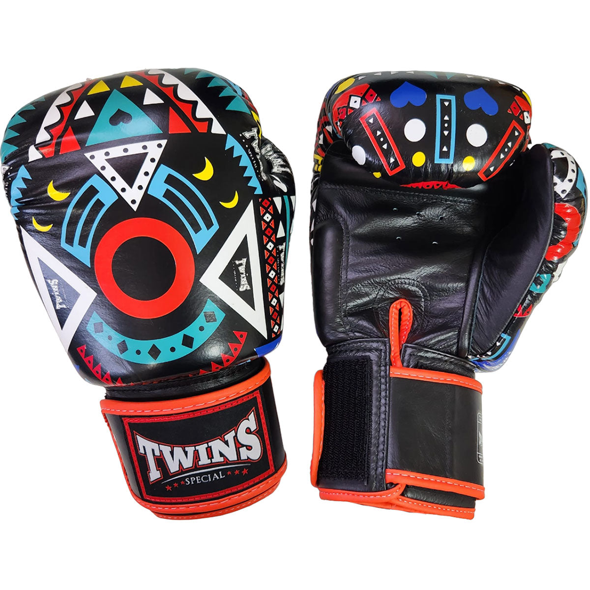 Boxing Gloves Twins Special FBGV-57 Black Fancy